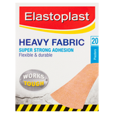 Elastoplast Heavy Fabric Super Strong Adhesion Plasters 20 Pack